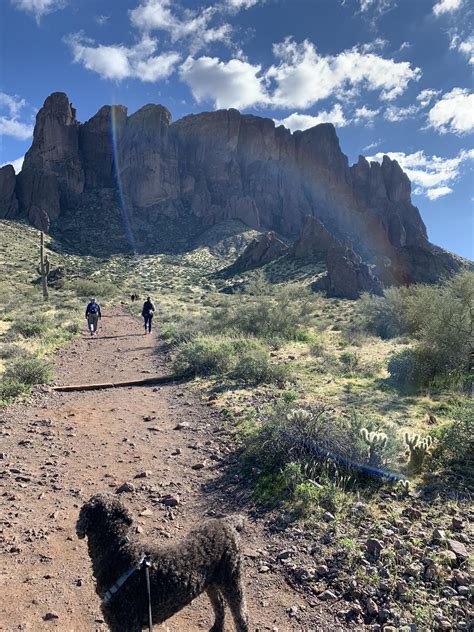 Great day for a hike snow on four peaks : r/SuperstitionMountains