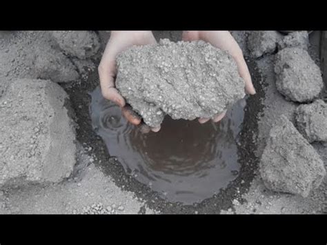 Gritty Sandment Dry Floor And Water Pool Crumbling With Mixing Youtube