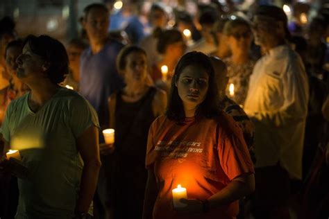 Protesters Illuminate Charlottesville During Candlelight Vigil