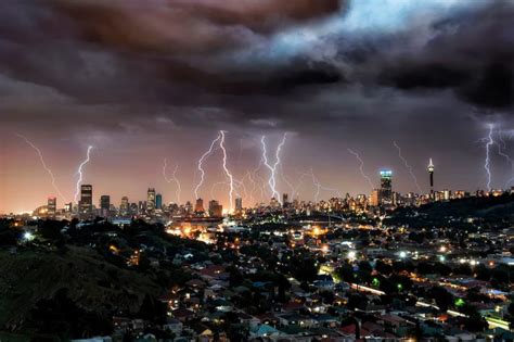 Johannesburg Skyline at Night | Extra Wide Panoramic Landscape Print