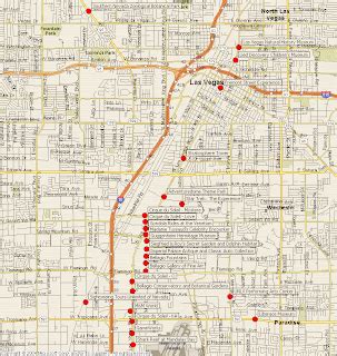 Metro Map of Las Vegas City Printable | Map of Las Vegas City Pictures