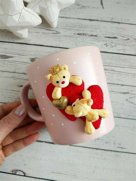 Pin De Floridalma Trujillo Trebiño En Porcelana Fria Manualidades Decorando Tazas Angelito