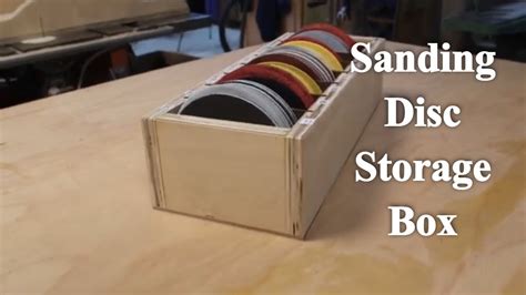 Sanding Disc Storage Box Quick And Simple Youtube