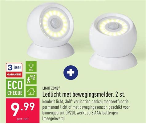 Light Zone Ledlicht Met Bewegingsmelder Per Set Promotie Bij ALDI