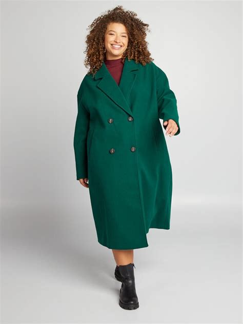 Manteau Long Vert Kiabi 55 00