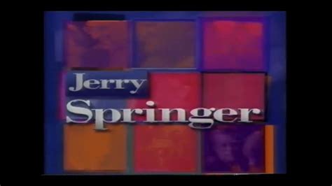 1993 1994 Jerry Springer Season 3 Intro With Theme Music Youtube