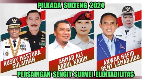 3 Survei Elektabilitas Di Pilkada Sulteng 2024 Anwar Vs Ahmad Ali Vs