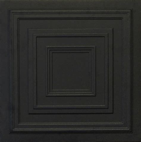 196x196 Styrofoam Glue Up Ceiling Tiles R33 Black Traditional