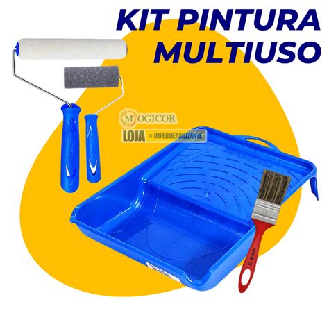 Kit Pintura Multuso 5 Itens Tigre Tigre Ferramentas Mogicor Loja Do