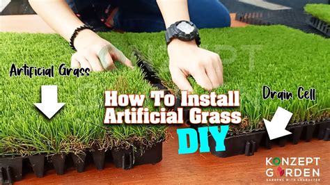 How To Install Synthetic Artificial Grass Yourself DIY Installation