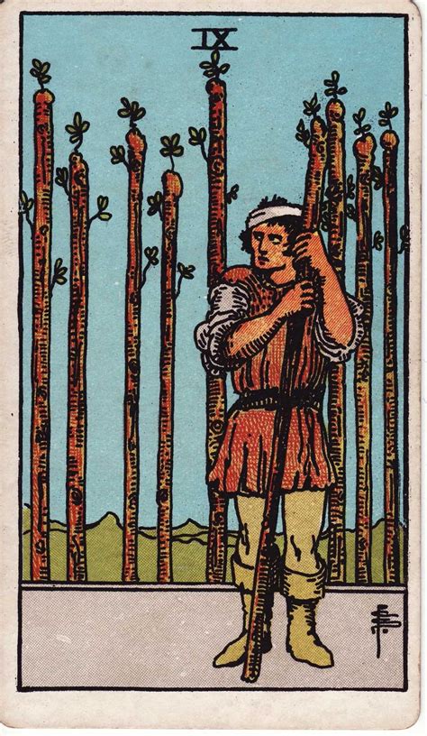 Significado del Nueve de Bastos en el TAROT Guía 2021