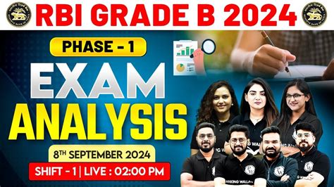 Rbi Grade B Exam Analysis Shift Rbi Grade B Phase