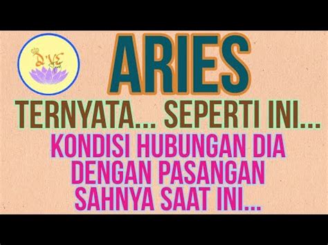 ZODIAK ARIES TERNYATA KONDISI HUBUNGAN DIA DENGAN PASANGAN SAHNYA