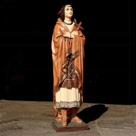 St Kateri Tekakwitha Realistic Statue, Lily of the Mohawks 60.0"H