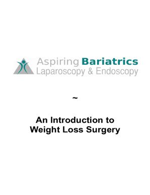 Fillable Online Weight Loss Surgery Is It An Option For You Fax Email