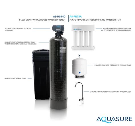 Harmony Series Whole House Water Softener With Premier Series Reverse Osmosis Water Filtration