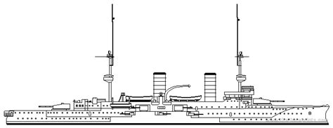 Prinz Heinrich 1900 German WW1 Armoured Cruiser