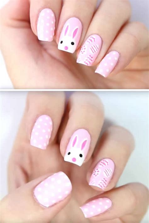 Easter Bunny Nails Cute Designs For Your Easter Celebration