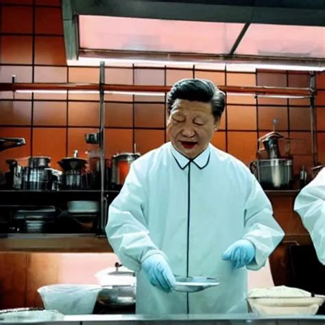 Xi Jinping As Walter White In Breaking Bad Cooking Meth Stable