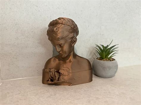 Free 3d File Female Bust Sculpture Figurine ♀️ ・3d Printer Model To Download・cults