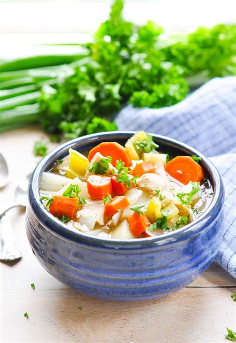 Healthy Slow Cooker Chicken Stew The Seasoned Mom