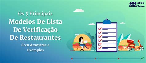 Os 5 principais modelos de lista de verificação de restaurantes