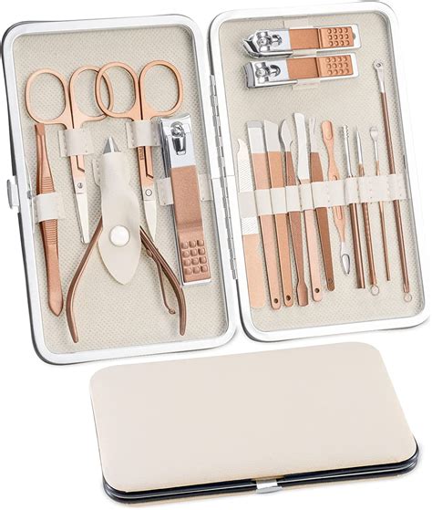 Set Per Manicure 18 Pezzi Set Per La Cura Delle Unghie Per Pedicure