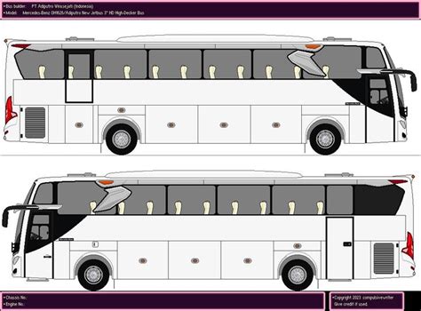 Mercedes Benz OH 1626 Adi Putro New Jetbus 3 MHD High Decker Bus