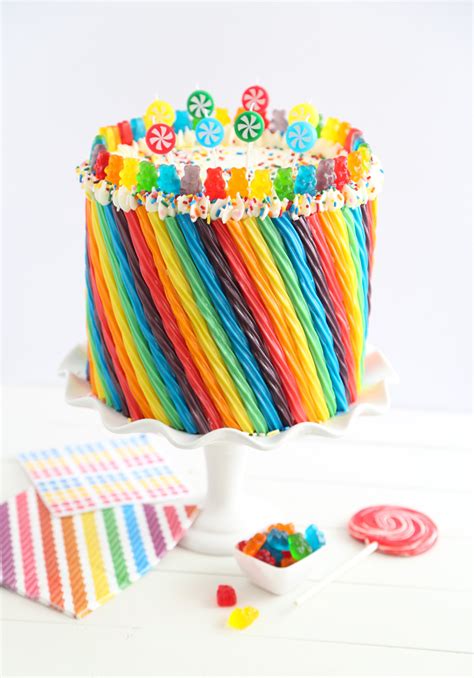 Rainbow Candy Cake Sprinkle Bakes