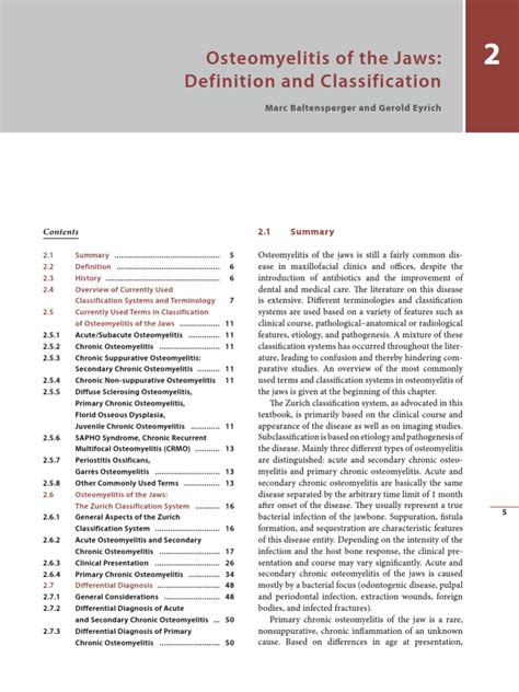 Osteomyelitis Classification Read Pdf Radiation Therapy Medical Diagnosis