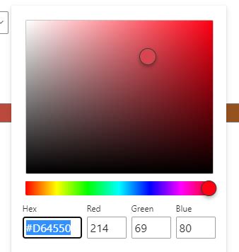 Solved: Default red / green hex codes for gradient formatt ...