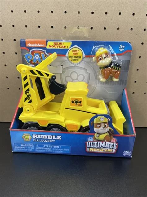 Paw Patrol Ultimate Rescue Rubble Bulldozer With Puppy Toy Nickelodeon