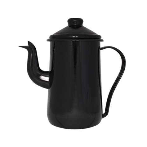 Bule Para Café Tradicional Esmaltado Ewel 1500ml Preto