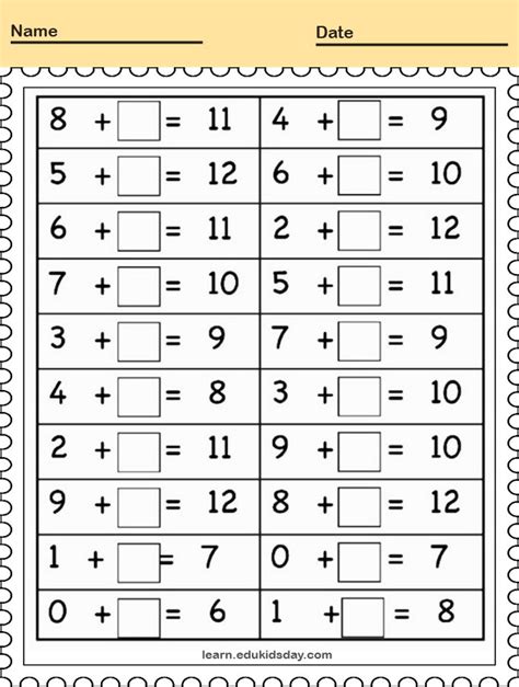 P1 Maths Worksheets - Math Drills Fractions