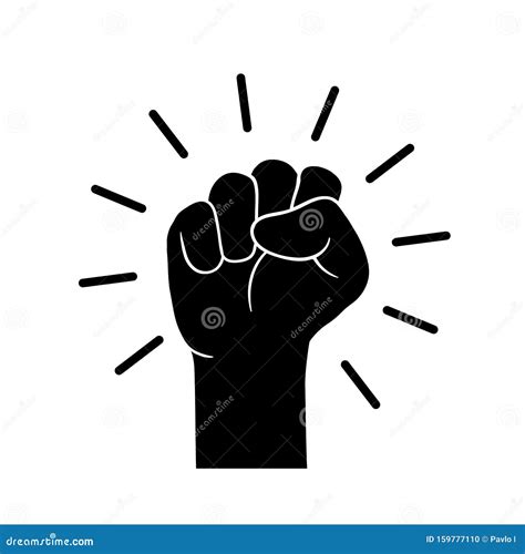 Hand Up Proletarian Revolution Clenched Fist Hand Raised Fist