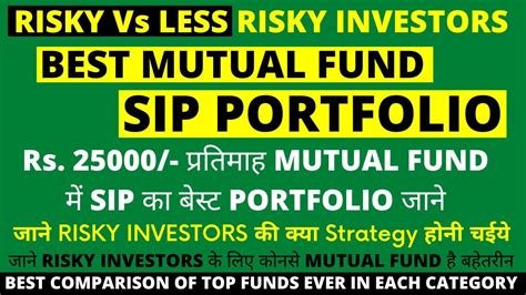 Best Sip Portfolio Of ₹25000 Per Month Best 5 Mutual Fund Best Sip Portfolio For Risky