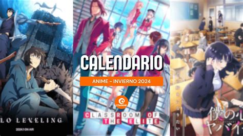 Articulos Cultura Otaku Calendario De Estrenos De Animes Invierno