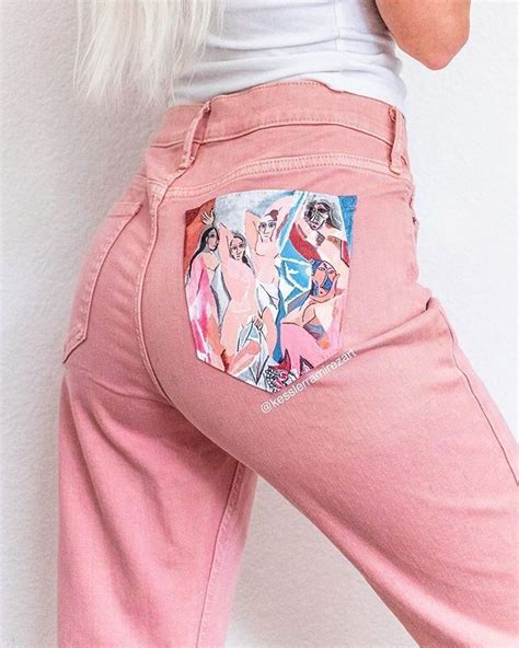 How To Paint On Jeans 5 Steps With Pictures Kessler Ramirez Art