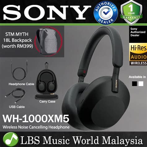 Sony Wh 1000xm5 Wireless Bluetooth Noise Cancelling Over Ear Headphone With Mic Wh1000xm5