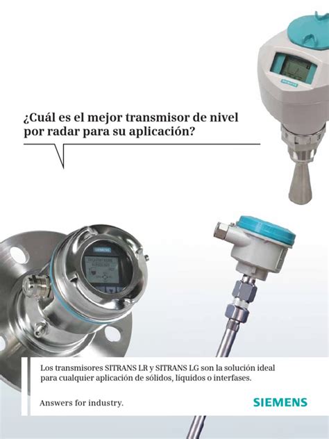 Siemens Medidor Nivel Pdf Transmisor Antena Radio