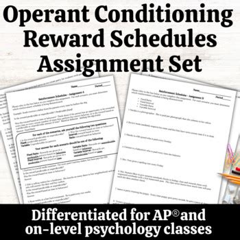 Operant Conditioning Reinforcement Schedules Ap Psychology Learning