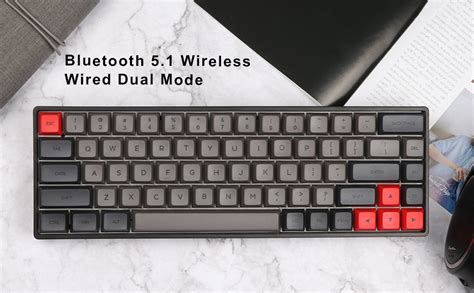 Amazon EPOMAKER SKYLOONG SK68S Hot Swap RGB Bluetooth5 1 Wireless Wired Mechanical Keyboard