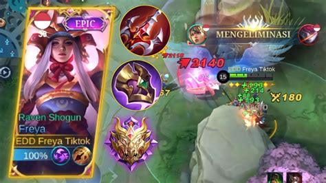 BUSETT FREYA DI BAWA LATE GAME LIFESTEAL NYA GAK NGOTAK BUILD FREYA