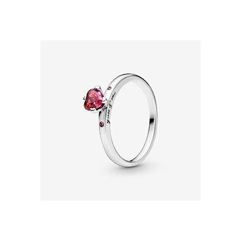 Sparkling Red Heart Ring Size 50 Pandora Rings