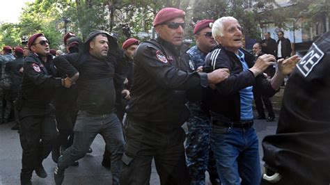 Armenia Detains More Than Protesters Demanding Prime Minister S