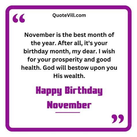 45 Best November Birthday Quotes And Wishes