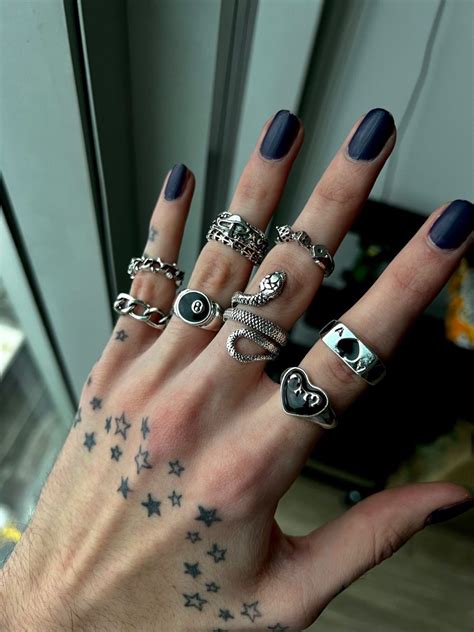 Look At My Hand D Emo Jewelry Edgy Jewelry Hand Jewelry