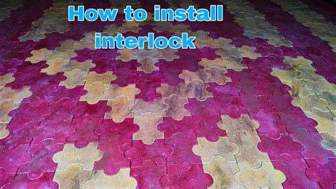 Interlocking Paver Blocks Installation Interlocks Installation Viral