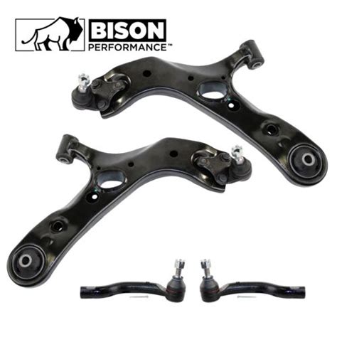 Bison Performance Pc Front Lower Control Arm Outer Tie Rod Kit For