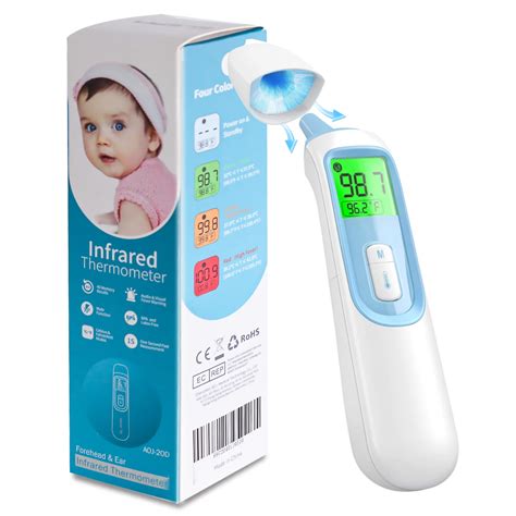 Elera Digital Ear Thermometer Forehead Non Contact Baby Body Termometro